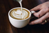 Image shows latte art